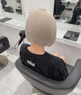 ショート カラー 💗🤍透明感カラー 🤍💗kanonのヘアスタイル