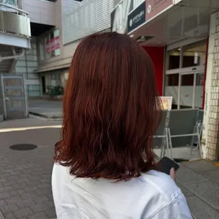 カラー 🧃暖色カラー/🪷 アレンジ/　yunaのヘアスタイル