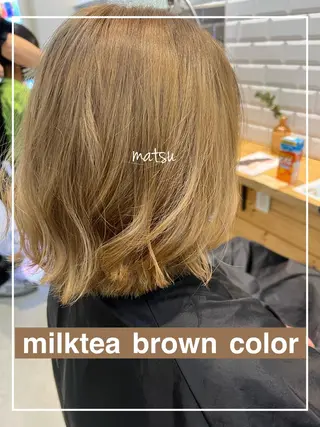 ミディアム カラー MATSU 🌟韓国🇰🇷のヘアスタイル