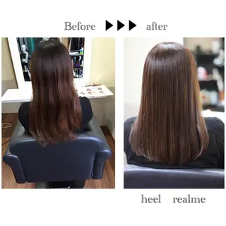 ミディアム セミロング ロング カラー パーマ ヘアアレンジ 成松 勇治のヘアスタイル