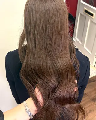 ロング カラー ツヤ髪✨髪質 改善 渋谷 ｻﾜのヘアスタイル