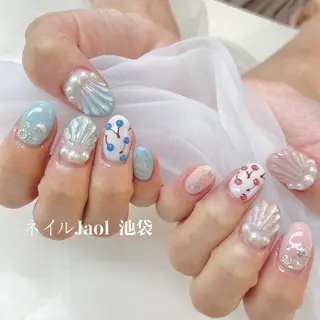 ショート nail jaol池袋店所属・ネイルJaol 池袋のネイルデザイン