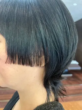 ショート BEACH　HAIR&NAIL所属・両国駅徒歩1分⭐️ アイロン仕上げのヘアスタイル