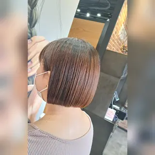 ショート あかね☆ヘアアレンジ /ボブ/縮毛矯正のヘアスタイル