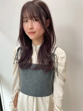 カラー miku/天神 艶カラーのヘアスタイル