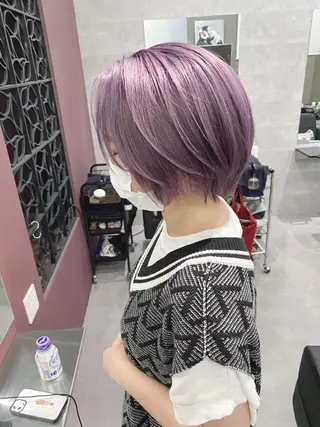 ショート カラー Via officialのヘアスタイル