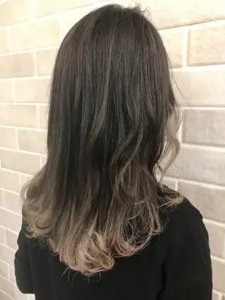 ミディアム カラー 艶髪カラー&ウルフ フルカワ ヒロズミのヘアスタイル