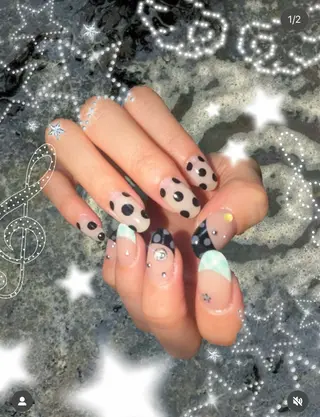 ネイル kana/モード ・グランジ໒꒱のネイルデザイン