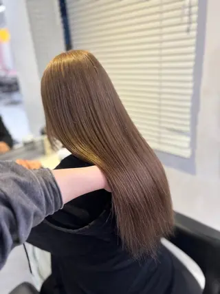 ロング カラー 💙ハイトーン韓国風 色白ヘア💙manaのヘアスタイル