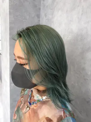 カラー Mayo/ダブルカラ メンズカット/カラーのヘアスタイル