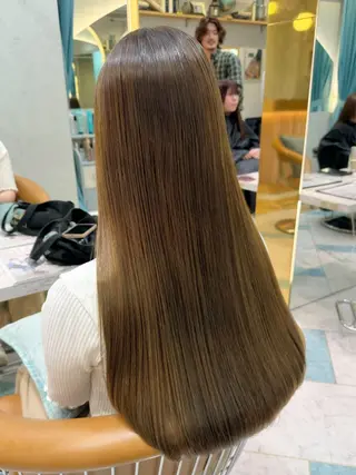 ロング パーマ 髪質改善/縮毛矯正/ ボブ/店長/水野拓也のヘアスタイル