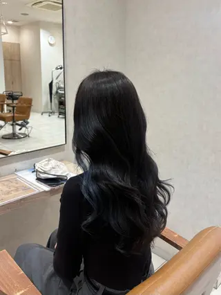 ロング カラー 透明感カラー/ 似合わせカットｍｏｅのヘアスタイル