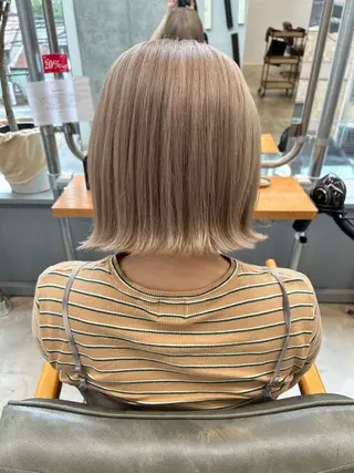 ショート カラー 🎀たな 🧸のヘアスタイル