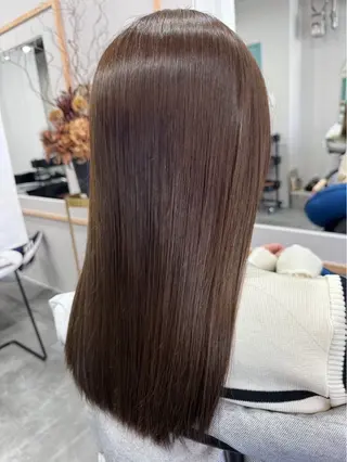ロング カラー 吉原 愛のヘアスタイル