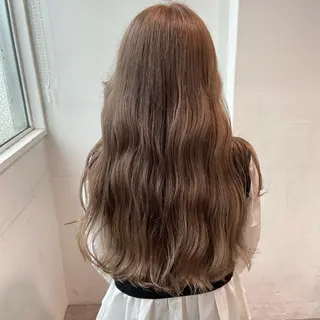 ロング トレンドモテカラー 🩷色落ちまで可愛くのヘアスタイル