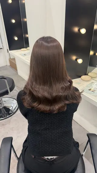 カラー 透明感艶カラー/ボブ /髪質改善/はるきのヘアスタイル