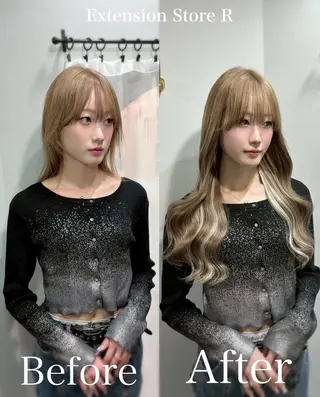 ロング eye エクステ専門店Rのヘアスタイル