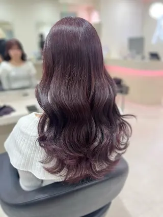 カラー ベージュ・ラベンダー カラー🎀りりのヘアスタイル