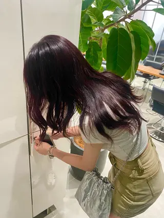 カラー ひかり／ベージュ ／似合わせカットのヘアスタイル