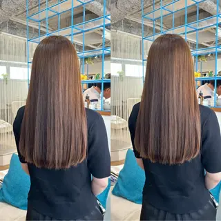 ロング カラー RINNO🌷艶髪/ 透明感&艶カラーのヘアスタイル