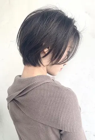 ショート 京都大人女性ショート 徒歩1分/秋山のヘアスタイル