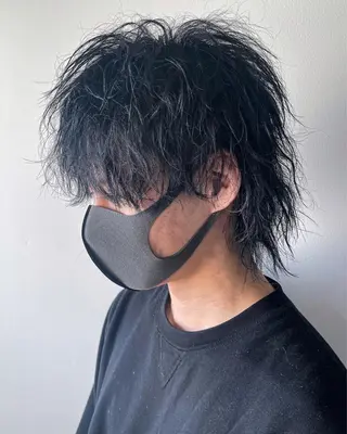 パーマ メンズ 森本裕/オーナー/ スパイラルパーマのヘアスタイル