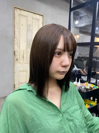 ミディアム メンズカット/パーマ 艶カラーTAIGA︎のヘアスタイル