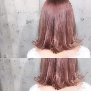ミディアム カラー 北條 優輝のヘアスタイル