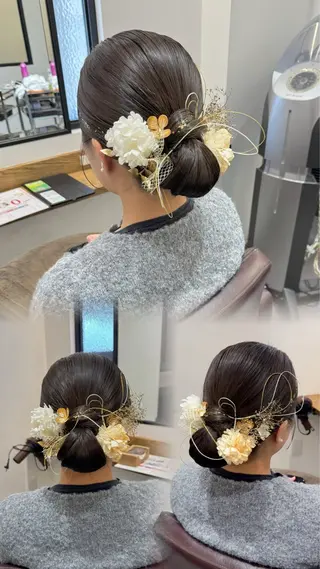 ヘアアレンジ 透明感ある艶カラー / KAKOのヘアスタイル