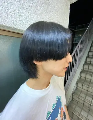 ショート カラー ヘアアレンジ メンズ niconail 千歳烏山店所属・niconail 🧣ayu 📍烏山のネイルデザイン