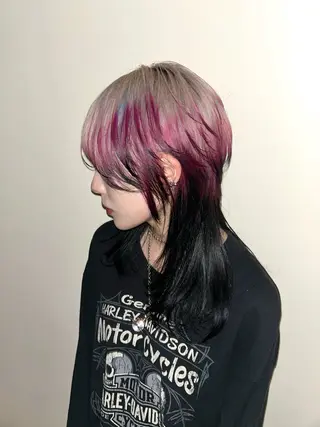 ロング カラー HAIR&SPACE 7Bridge所属・7Bridge 滝内ひよりのヘアスタイル