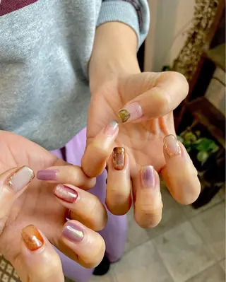 ネイル 甲府市徳行 🧸prunelleのネイルデザイン