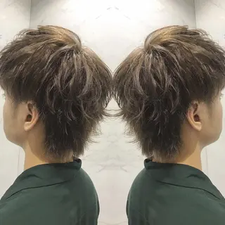 ショート カラー メンズ cecil hair所属・重政 和樹のヘアスタイル