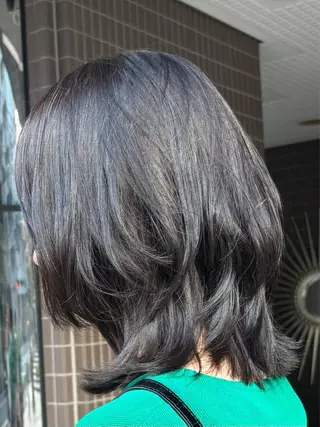 ミディアム 小川 凜華のヘアスタイル