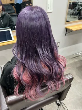 カラー 透明感/ダブルカラー 🦋TOMOKA🦋のヘアスタイル