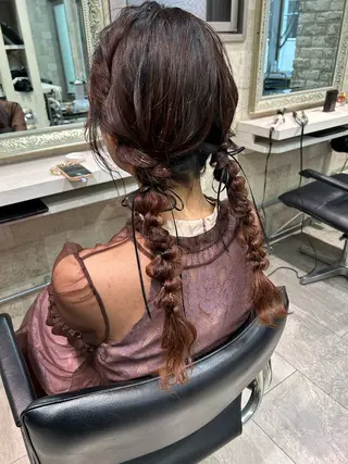 ロング 🤍韓国風ヘア 柴田真帆🤍のヘアスタイル