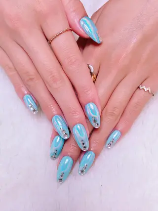 ネイル 🩵池袋heart nail🩵のネイルデザイン