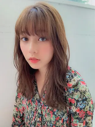 ロング カラー パーマ ヘアアレンジ メンズ キッズ ネイル マツエク・マツパ M.O.D渋谷所属・🫧渋谷美容師 たくみ🫧のヘアスタイル