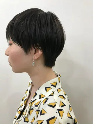 ショート ショートヘア、ボブ こやさん　コヤマのヘアスタイル
