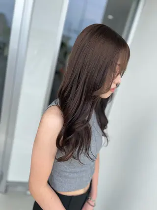 ミディアム カラー hair lab toiro所属・髪質改善✄艶髪 ✄ﾌｼﾞﾀのヘアスタイル