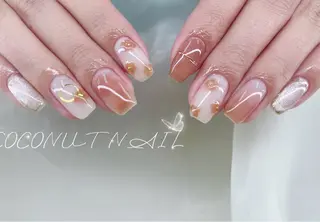 ネイル 神田 ココナッツのネイルデザイン