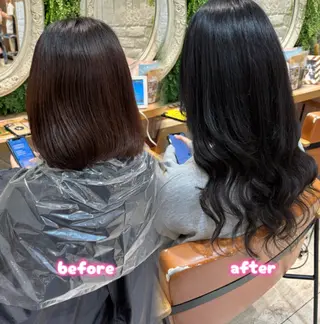 ロング 横浜🎶エクステ💟 ピンク🩷なつみ🎀のヘアスタイル