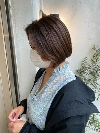 ショート カラー コマツリサ ROCCO eastのヘアスタイル