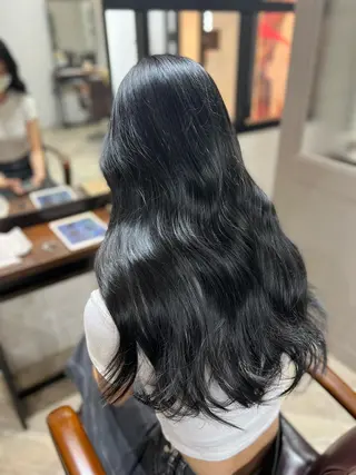 ロング カラー 顔まわり職人🇰🇷 韓国ヘア/KAITOのヘアスタイル