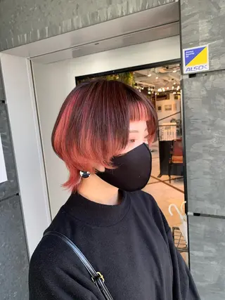 ショート カラー aguhair jour所属・髪質改善/白髪ぼかし KENTAのヘアスタイル