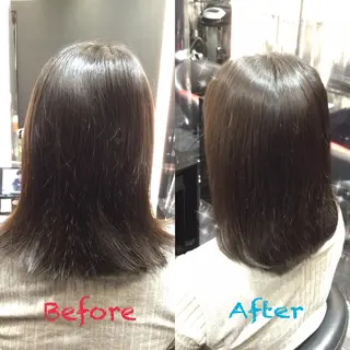 ミディアム カラー Annon プライベートサロンのヘアスタイル