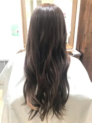 ロング カラー u-chambord ユーシャンボールのヘアスタイル