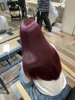 ロング カラー 艶レイヤー/ウルフ屋 さん🐺Mari🪽のヘアスタイル