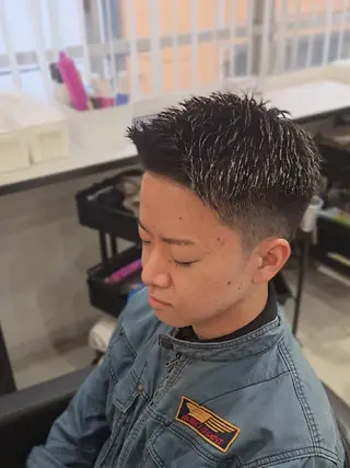 メンズ ショート Lapis 名古屋駅前店所属・LEN名古屋/パーマ 海外ヘア/メンズ特化のヘアスタイル