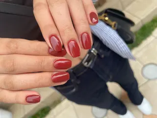 ロング カラー ヘアアレンジ キッズ ネイル マツエク・マツパ アイブロウ 福田 加奈のネイルデザイン